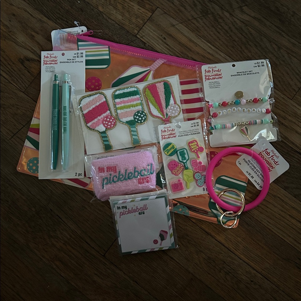 Colorful Pickleball Accessory Set